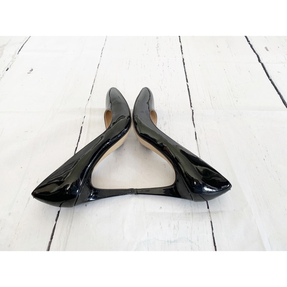 BCBGeneration Black Patent Leather Heels Size 9 - Picture 7 of 11